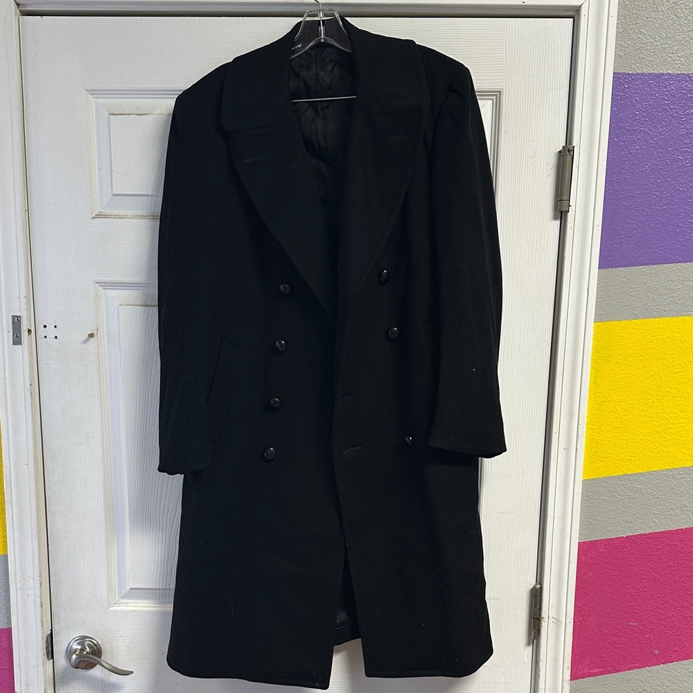 Men's Black Pea Coat